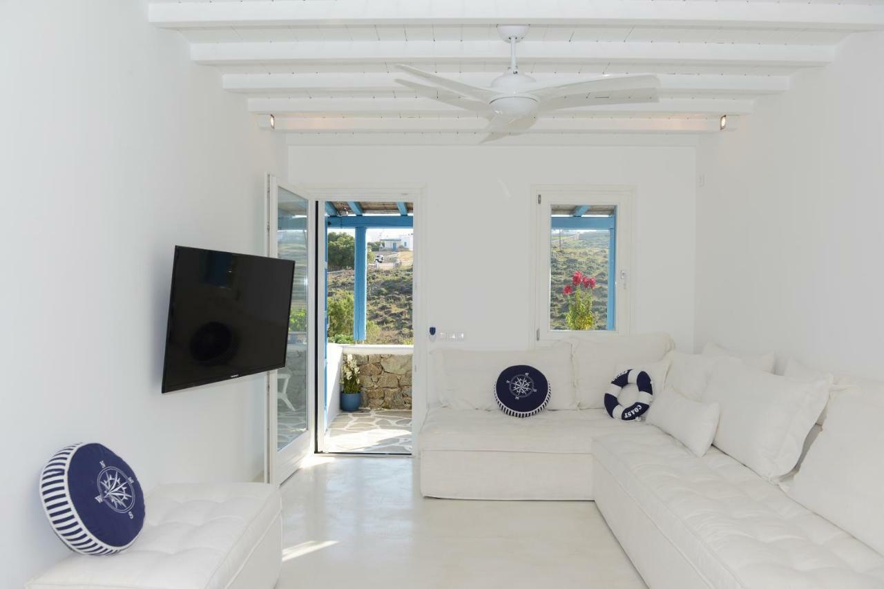 Luxury White Maisonette Калафатис Екстериор снимка